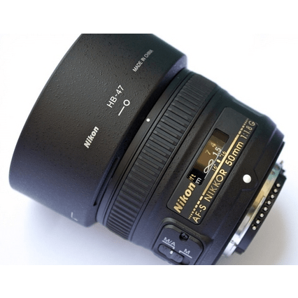 Lente Nikon 50mm F/1.8g Af-S Nikkor Auto Foco + Parasol