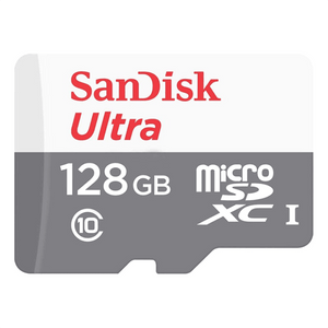 Cartão De Memória Micro SD Sandisk Com Adaptador Ultra 128GB 80MB/s