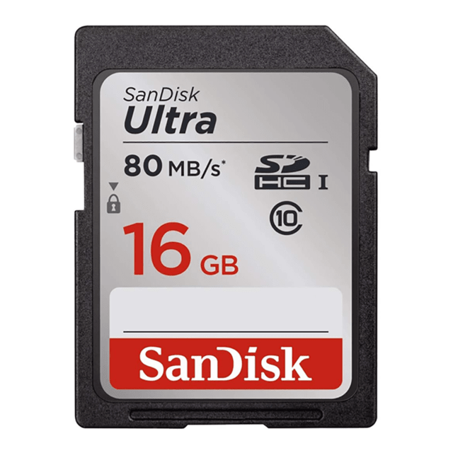 Cartão SD 16Gb Ultra C10 U1 80mb/s