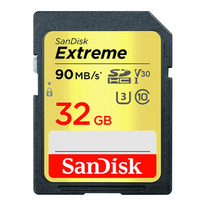 Cartão SD 32GB Extreme 90Mbs 4K